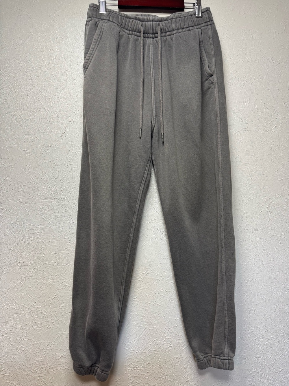 Abercrombie & Fitch Stonewash Gray Jogger Sweatpants
